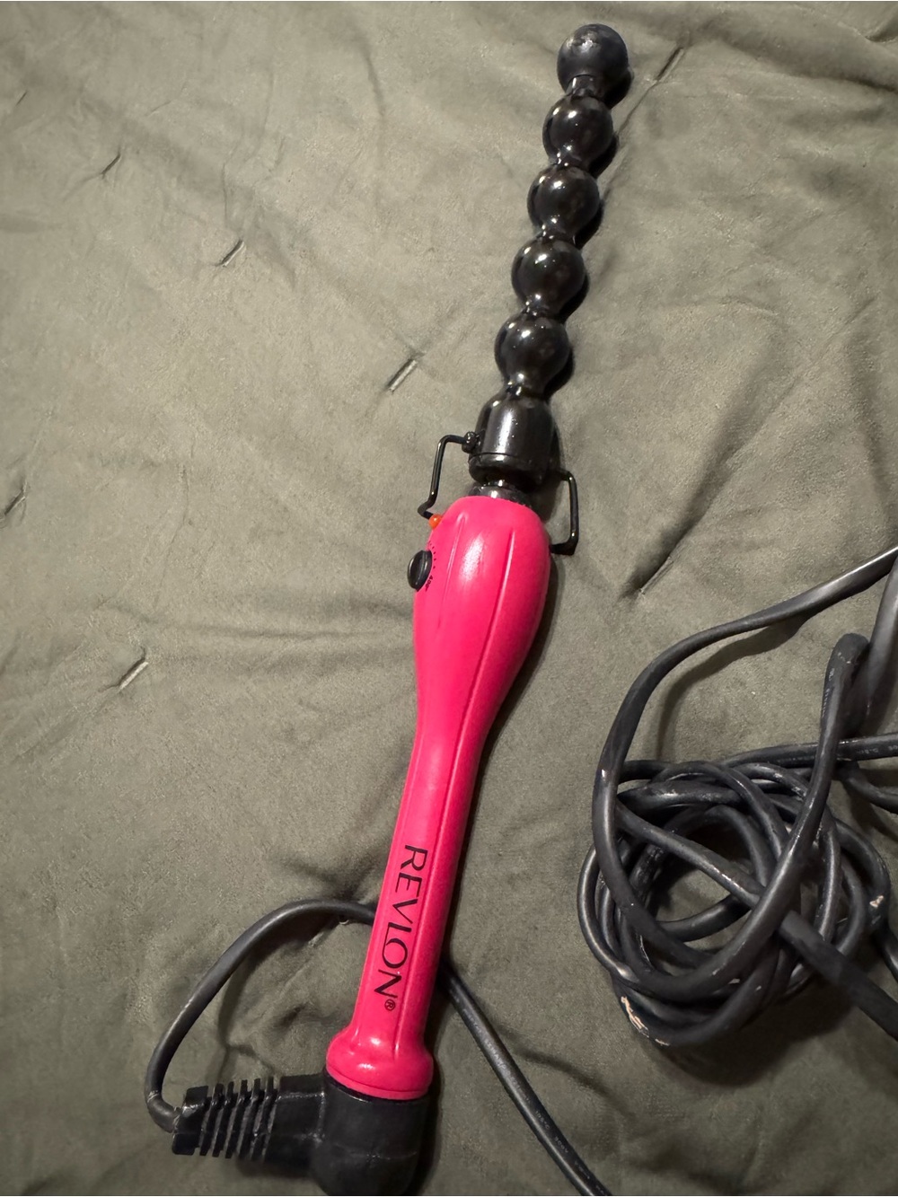 Revlon Hot Pink Bubble Curling Iron